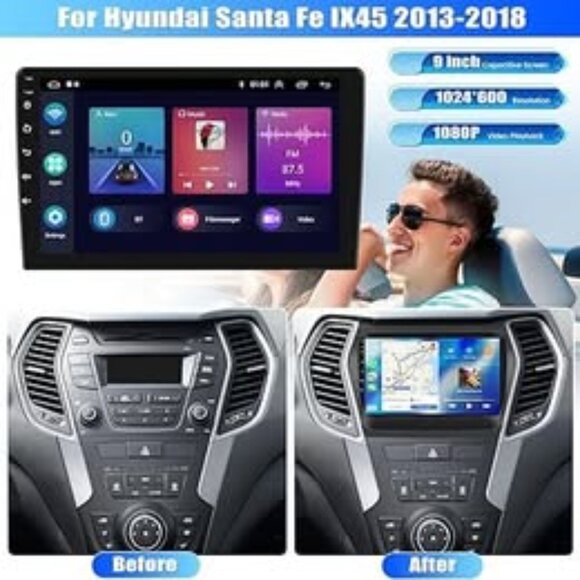 Android 13 Car Stereo for Hyundai Santa Fe IX45 2013-2018 - Picture 7 of 9
